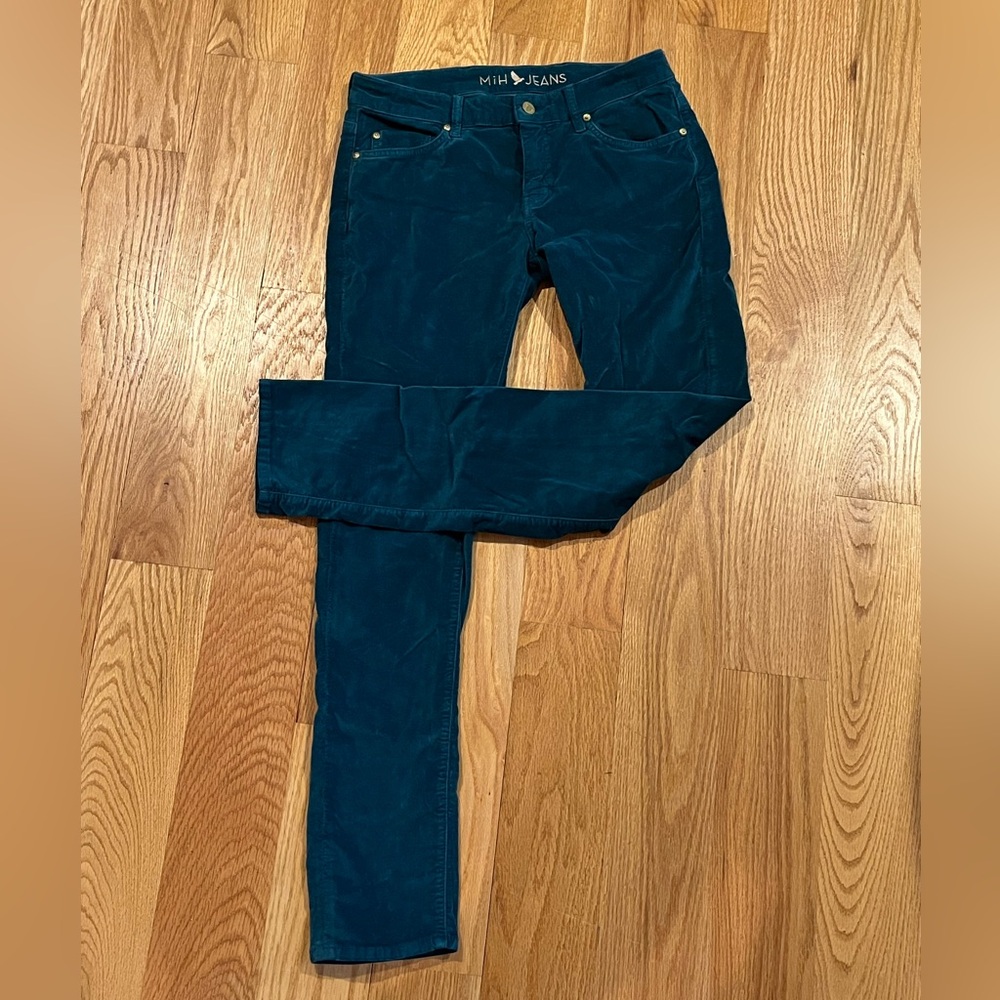 Anthropologie MiH The Breathless Skinny Pant 28 Stretchy Velvet